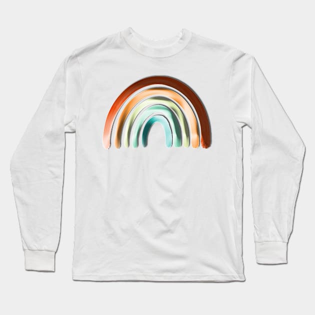 chocolate rainbow Long Sleeve T-Shirt by ceklishop